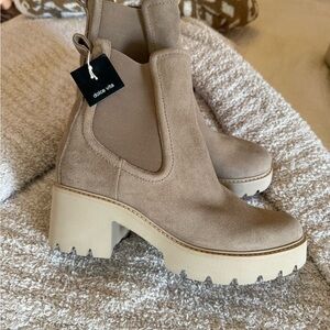 Dolce Vita Taupe Heeled Boots for Women - Brand NEW, never worn